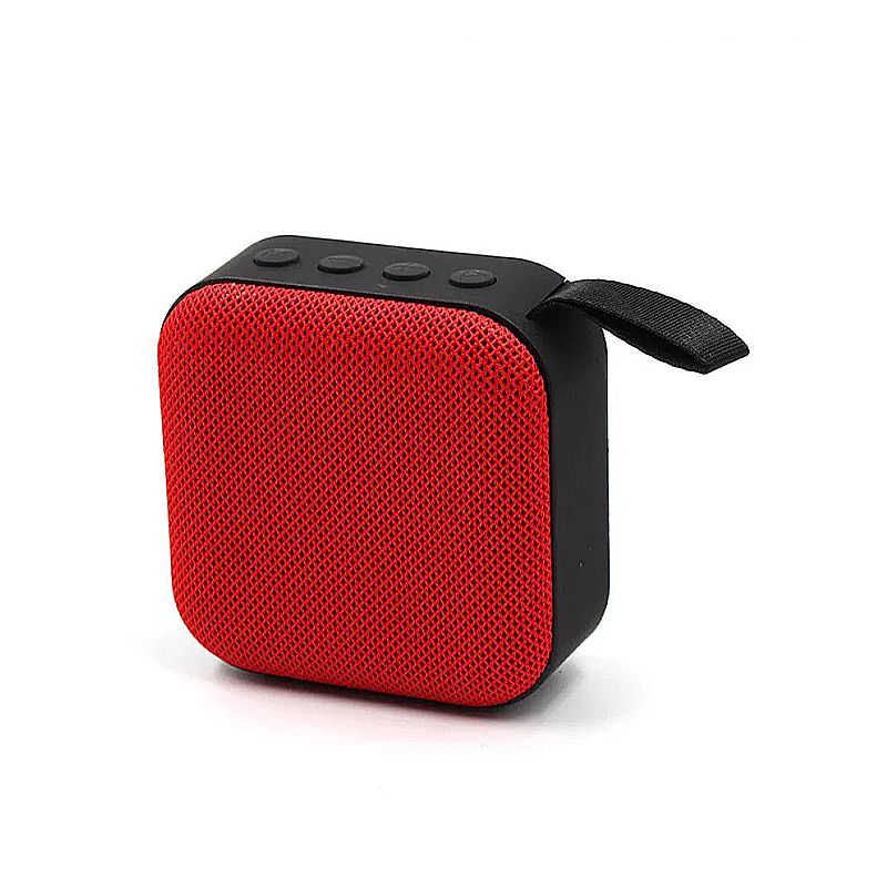 Колонка T-5 9x9 Bluetooth портативна, червона thumbnail popup