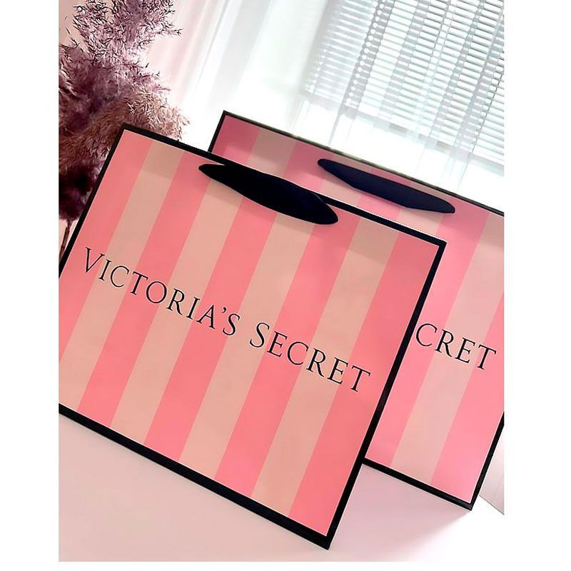 Комплект для дому Domino Victoria's Secret сорочка та халат з шовку, біло-рожевий, р.XL (1149) thumbnail popup
