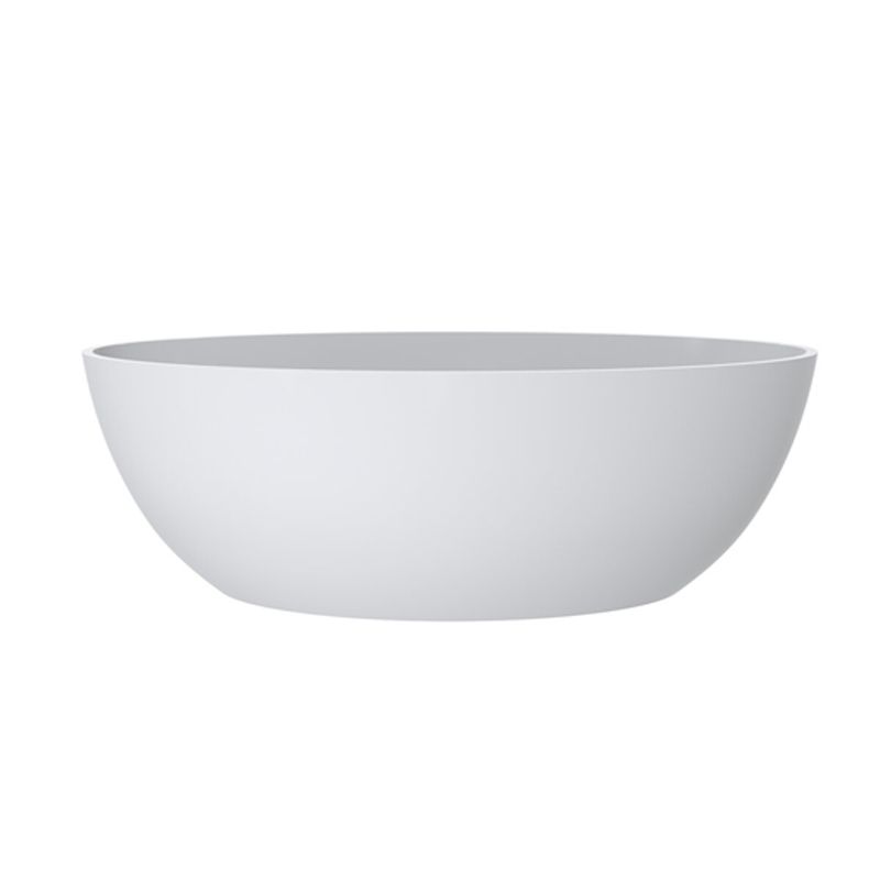 Комплект Miraggio Ванна+Сифон, овальна, окремостояча, біла, Miramarble (0000737) - 59126 thumbnail popup