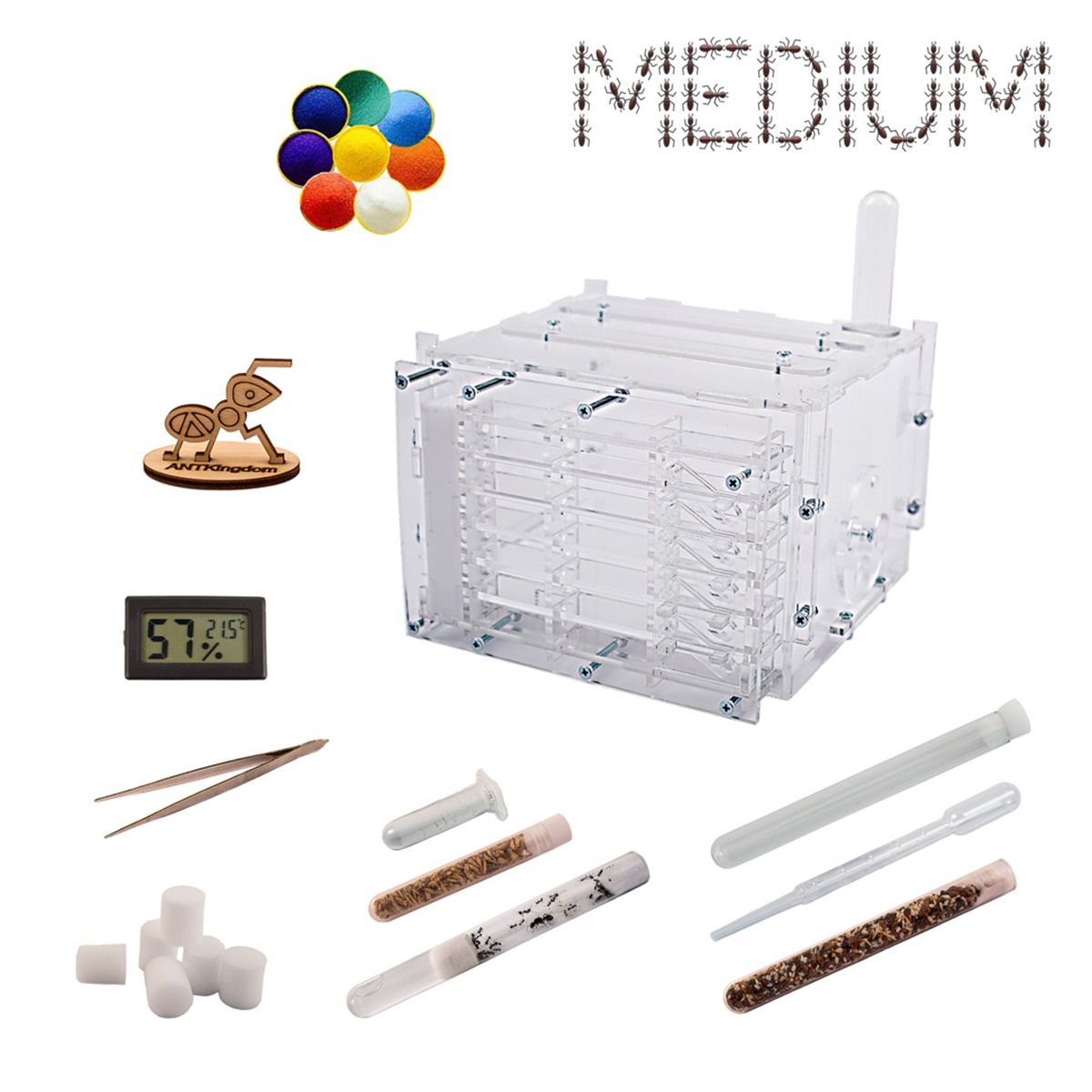 Комплект мурашиної ферми 'Medium' 'Кристалл mini' 12 предметів (831035) М thumbnail popup