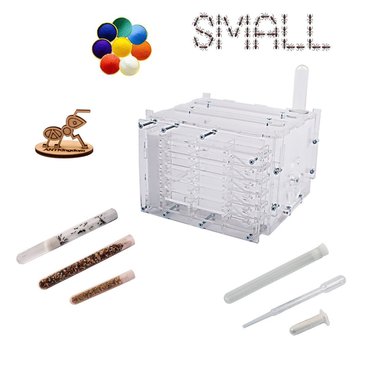 Комплект мурашиної ферми 'Small' 'Кристалл mini' 9 предметів (831028) МП thumbnail popup