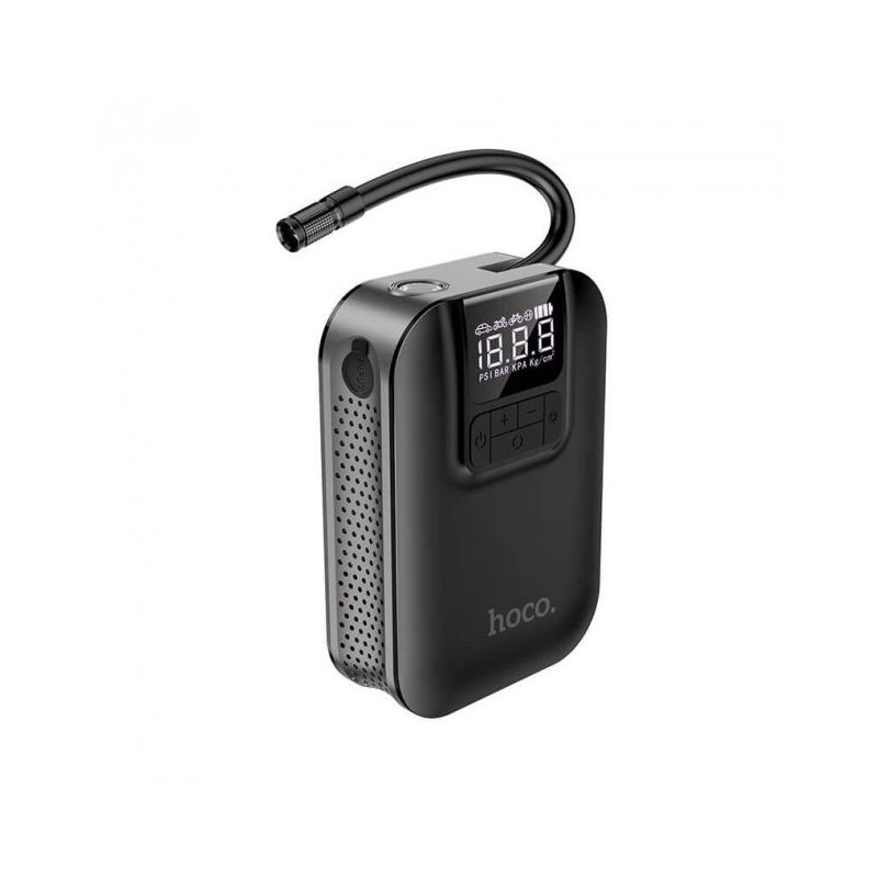 Компресор портативний для автомобіля Hoco Breeze Portable Smart Air Pump S53 (S53) thumbnail popup