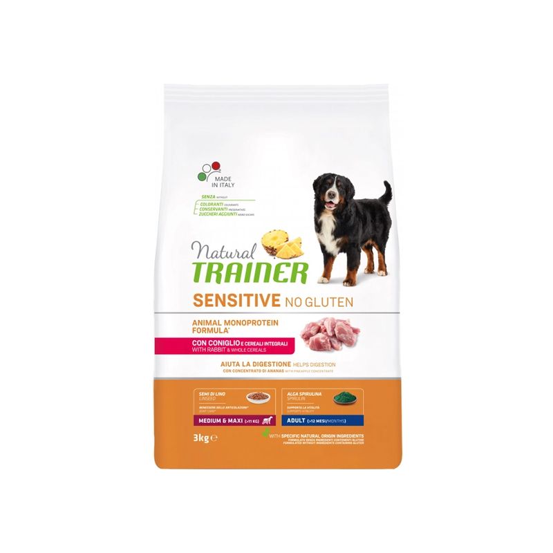Трейнер Natural Dog Sensitive Adult Medium&Maxi With Lamb для дорослих собак середніх та великих по thumbnail popup