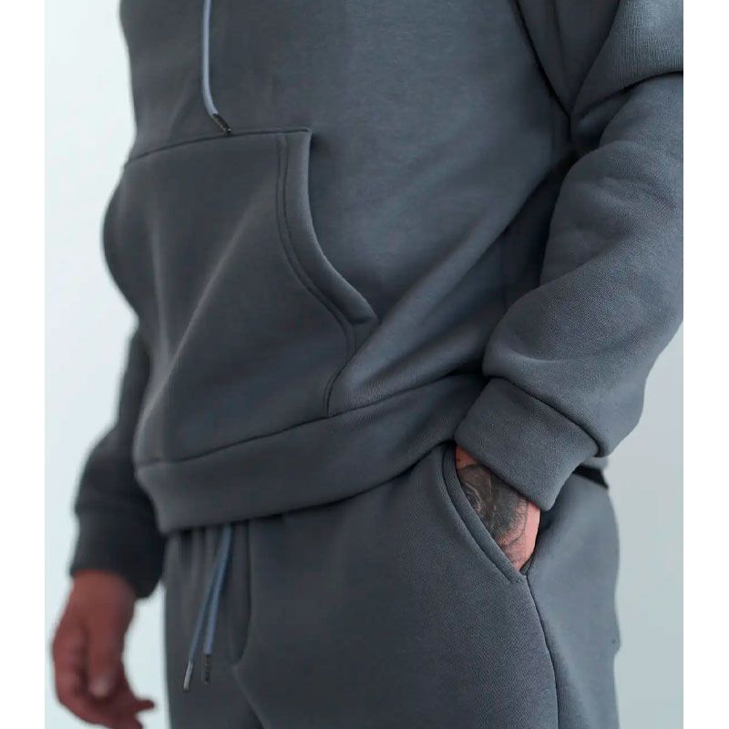 Костюм Handy wear чоловічий HW hood трьохнитка на флісі, осінь зима, сірий, р.М (3029) thumbnail popup