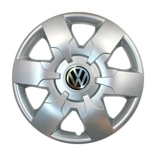 Ковпаки автомобільні SKS 413 R16 з логотипом Volkswagen 4 шт. Сріблястий thumbnail popup