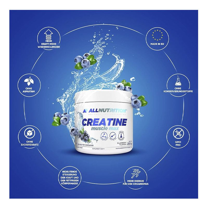 Креатин AllNutrition Creatine Muscle Max 250 g (Blackcurrant) thumbnail popup