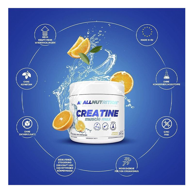 Креатин AllNutrition Creatine Muscle Max 250 g (Orange) thumbnail popup