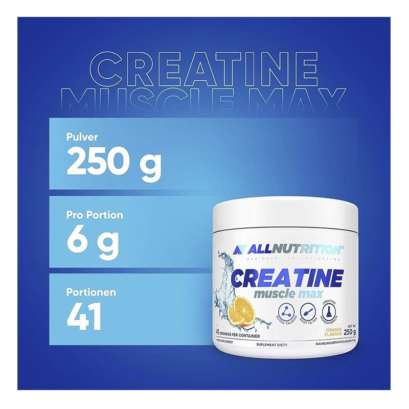 Креатин AllNutrition Creatine Muscle Max 250 g (Orange) thumbnail popup