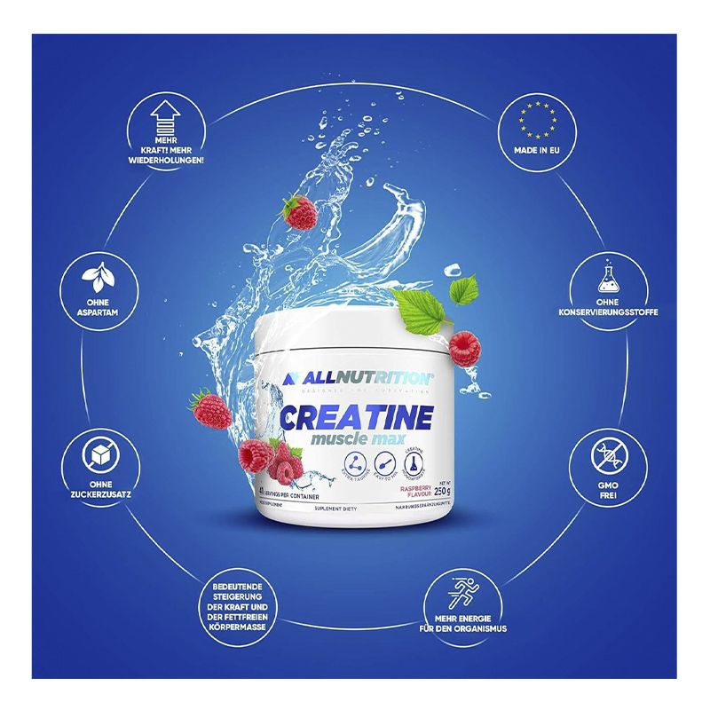 Креатин AllNutrition Creatine Muscle Max 250 g (Raspberry) thumbnail popup