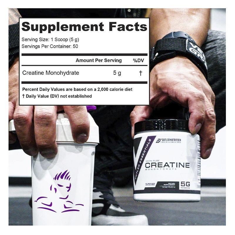 Креатин Cutler Nutrition 100% Pure Creatine, Monohydrate 250 g (Unflavored) thumbnail popup