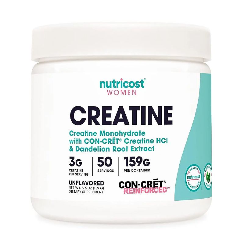 Креатин для жінок Nutricost Creatine Powder for Women 159 g (Unflavored) thumbnail popup