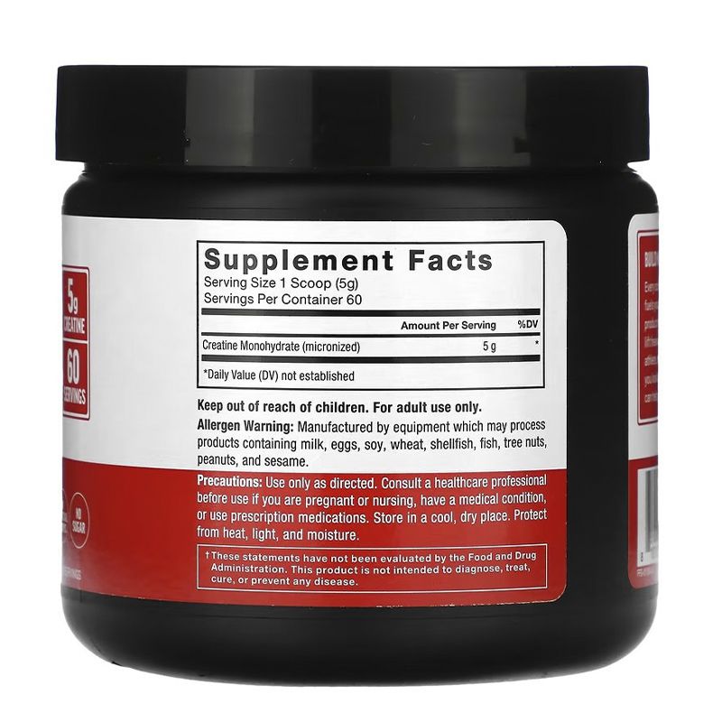 Креатин Force Factor Creatine Monohydrate Powder 300 g (Unflavored) thumbnail popup