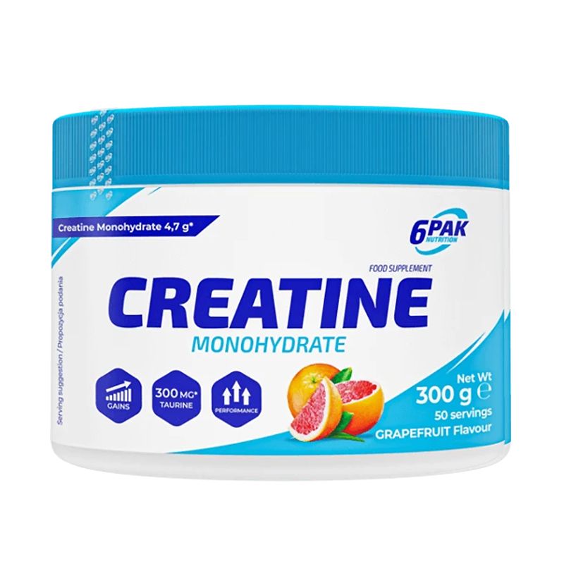 Креатин моногідрат 6Pak Nutrition Creatine Monohydrate 300 g (Grapefruit) thumbnail popup