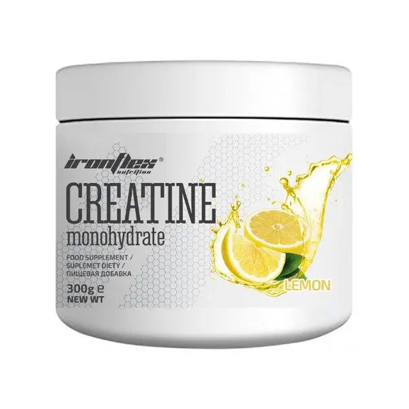 Креатин моногідрат IronFlex Nutrition Creatine Monohydrate 300 g (Lemon) thumbnail popup