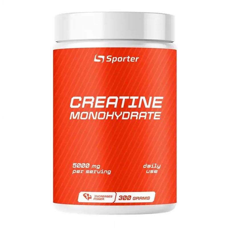 Креатин моногідрат Sporter Creatine monohydrate 300 гр thumbnail popup