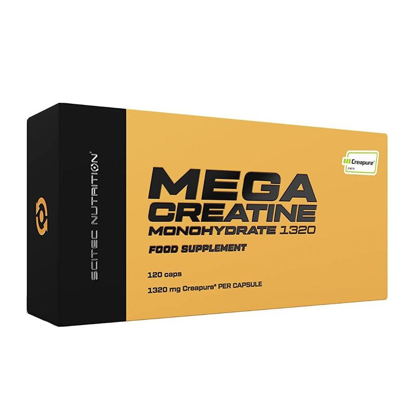 Креатин Scitec Nutrition Mega Creatine Monohydrate 1320 120 caps thumbnail popup