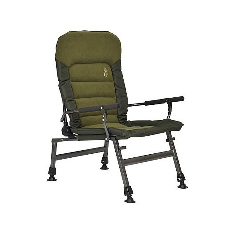 Кресло карповое рыбацкое Elektrostatyk FK6 усилинное, комфортное. Нагрузка 150кг/max thumbnail popup