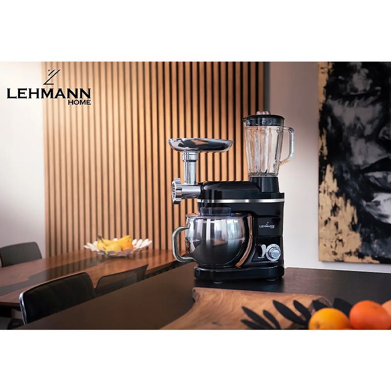 Кухонний комбайн Lehmann Mastic 3000 W чорний LHOPM-1305A thumbnail popup