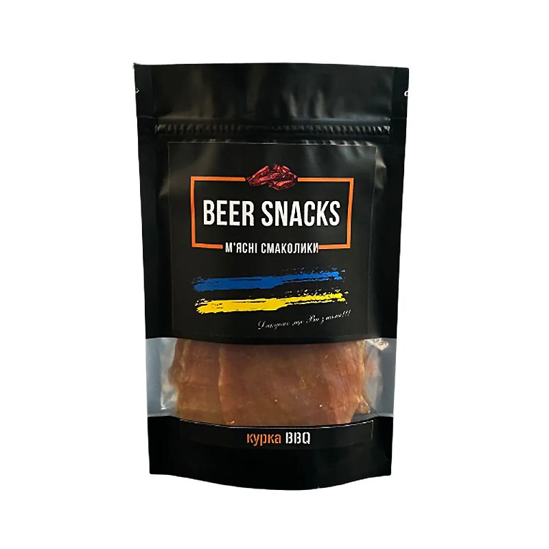 Курячі джерки Beer Snacks з BBQ 100г thumbnail popup