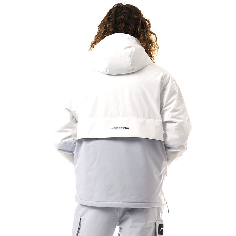 Куртка унісекс анорак Freever 21707 біла, р.2XL thumbnail popup