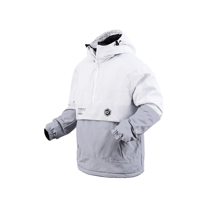 Куртка унісекс анорак Freever 21707 біла, р.2XL thumbnail popup
