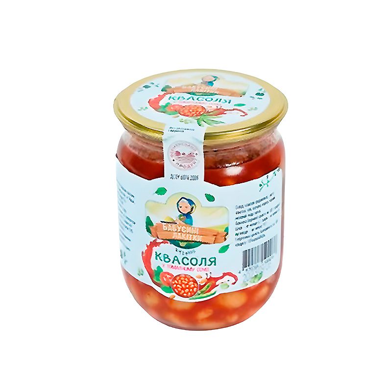 Квасоля в томатному соусі 500г thumbnail popup