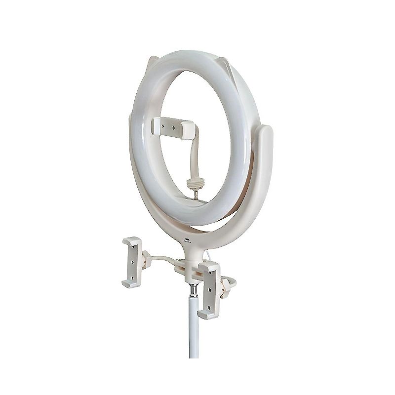 Лампа кільцева Remax CK-01 із тримачем для телефону, біла thumbnail popup