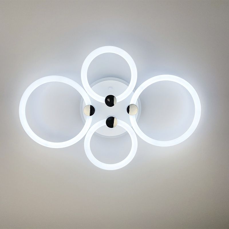LED люстра з кільцями, що розсіює світло на 360° thumbnail popup