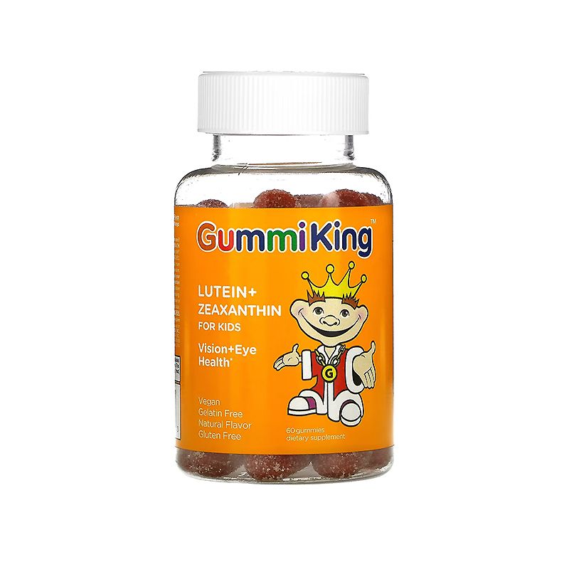 Лютеїн+зеаксантин для дітей від 2х років, манго, 60 желейок, GummiKing thumbnail popup