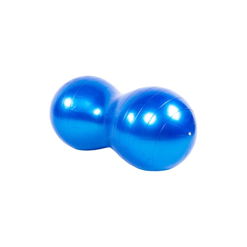 М'яч для фітнесу EasyFit Peanut 45х90 см синій
 thumbnail popup