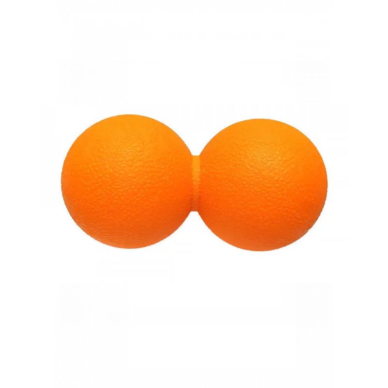 М'ячик масажний, EasyFit TPR, 12*6см, помаранчевий подвійний (EF-1062-O) thumbnail popup