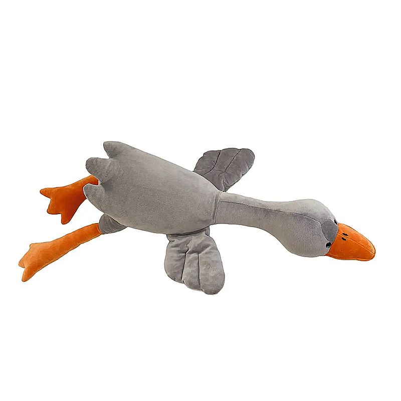М'яка іграшка 'Гусь обіймусь', сірий,  63 см, (М052/22) thumbnail popup