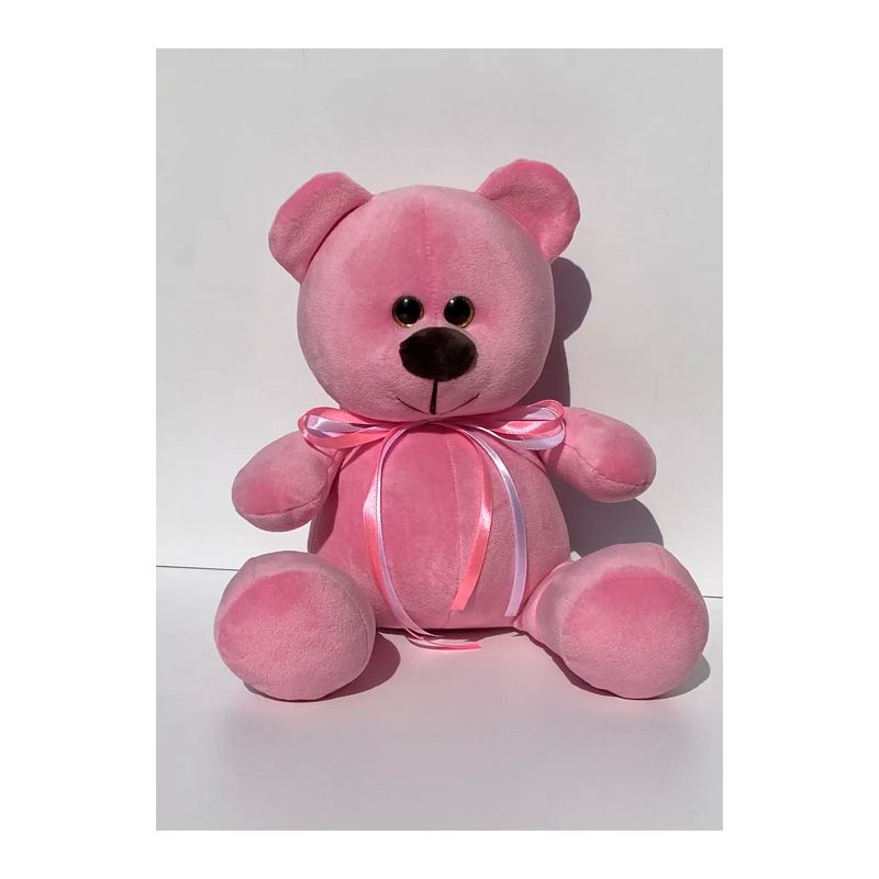 М’яка іграшка ведмедик Міллі, рожевий, 33 см, (М002/02) thumbnail popup