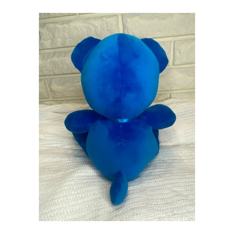 М’яка іграшка ведмедик Міллі, синьо жовтий, 33 см, М(002/010) thumbnail popup