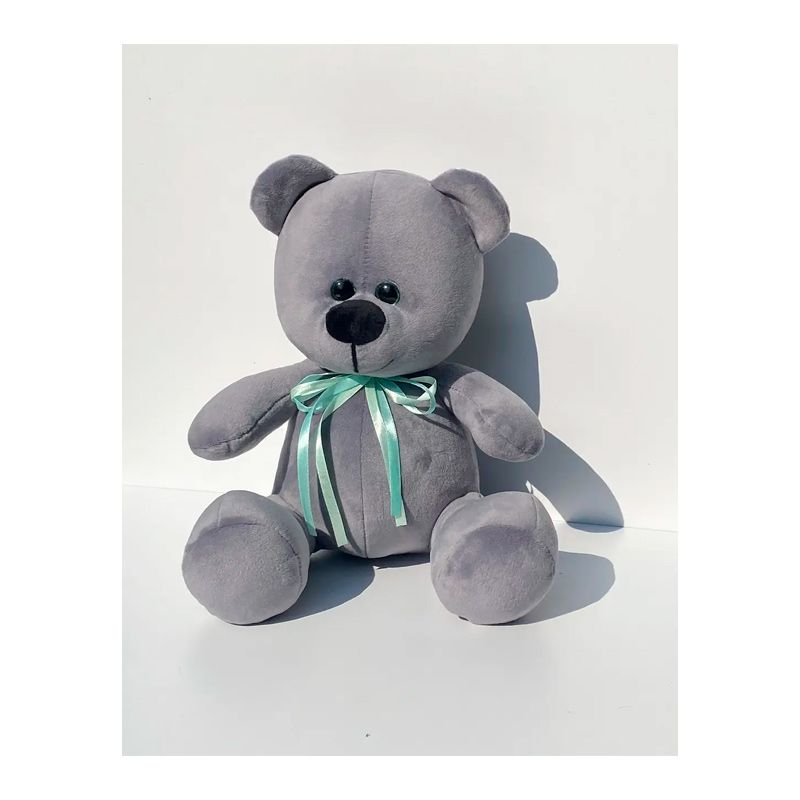 М’яка іграшка ведмедик Міллі, сірий, 33 см, (М002/06) thumbnail popup