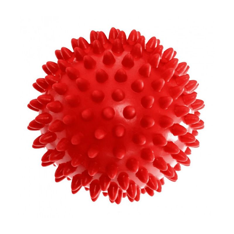Масажний м'ячик EasyFit PVC 7.5 см м'який (надувний) червоний thumbnail popup