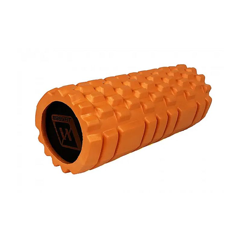 Масажний ролик EasyFit Solid Roller v.1.1s 33 см помаранчевий thumbnail popup