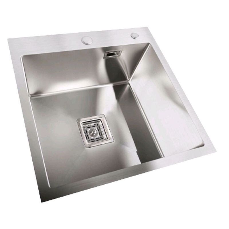 Мийка Platinum врізна для кухні, нержавіюча сталь, матова (000036993) thumbnail popup