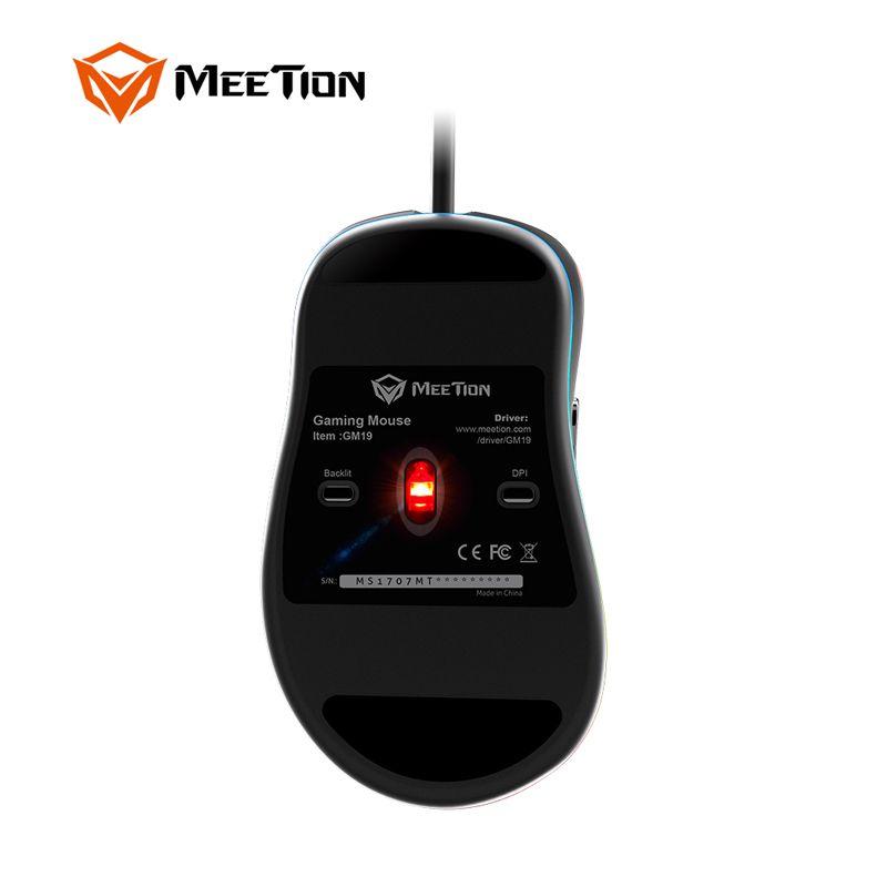 Миша комп'ютерна Meetion MT-GM19 Ігрова, чорна thumbnail popup