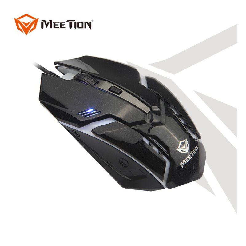 Миша комп'ютерна Meetion MT-M371 Ігрова, чорна thumbnail popup