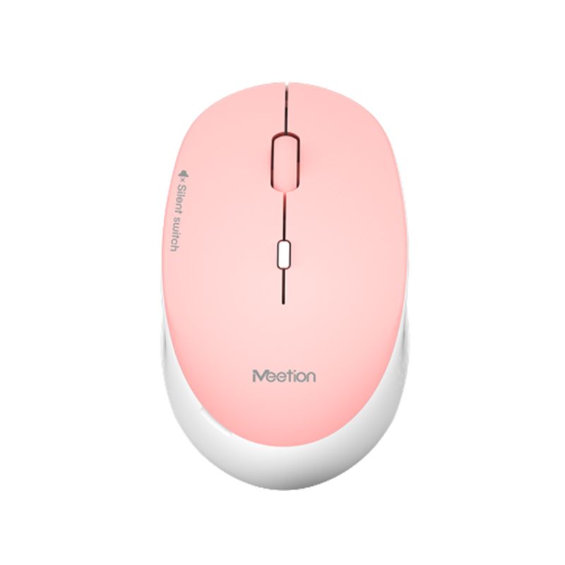 Миша комп'ютерна Meetion MT-R570, бездротова, рожева thumbnail popup