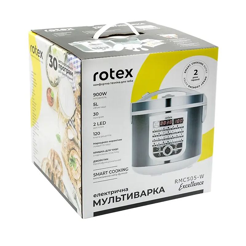 Мультиварка Rotex RMC505-W Excellence (безкоштовна доставка) thumbnail popup