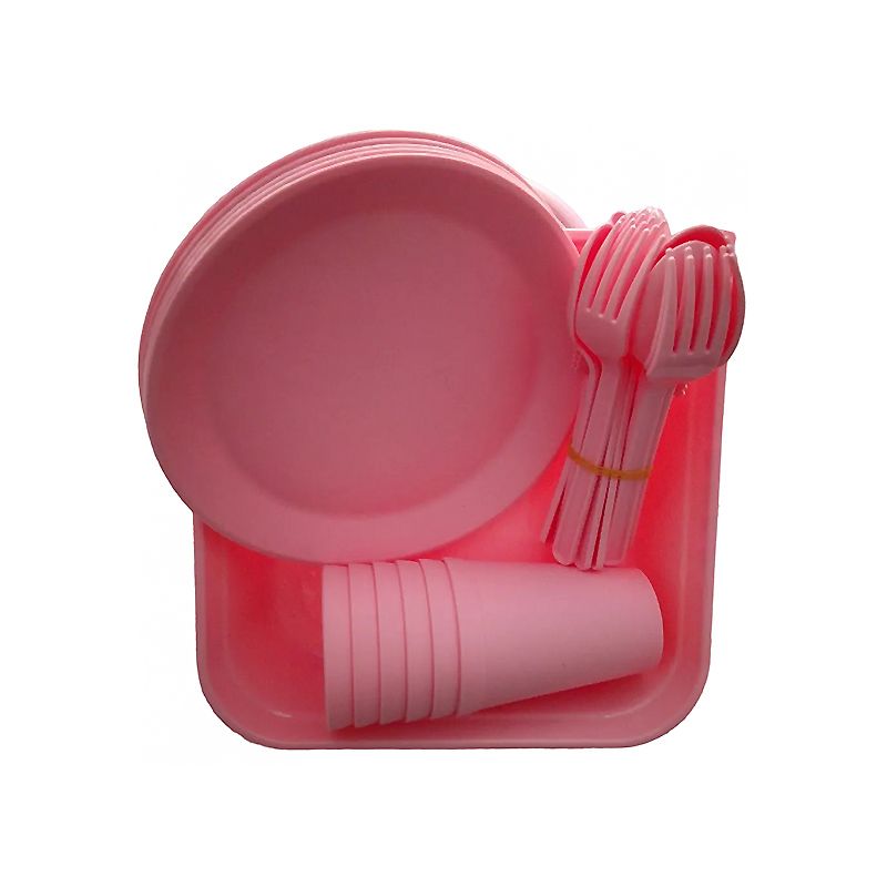 Набір для пікніка Violet House на 6 персон, рожевий (KP0039RO) thumbnail popup