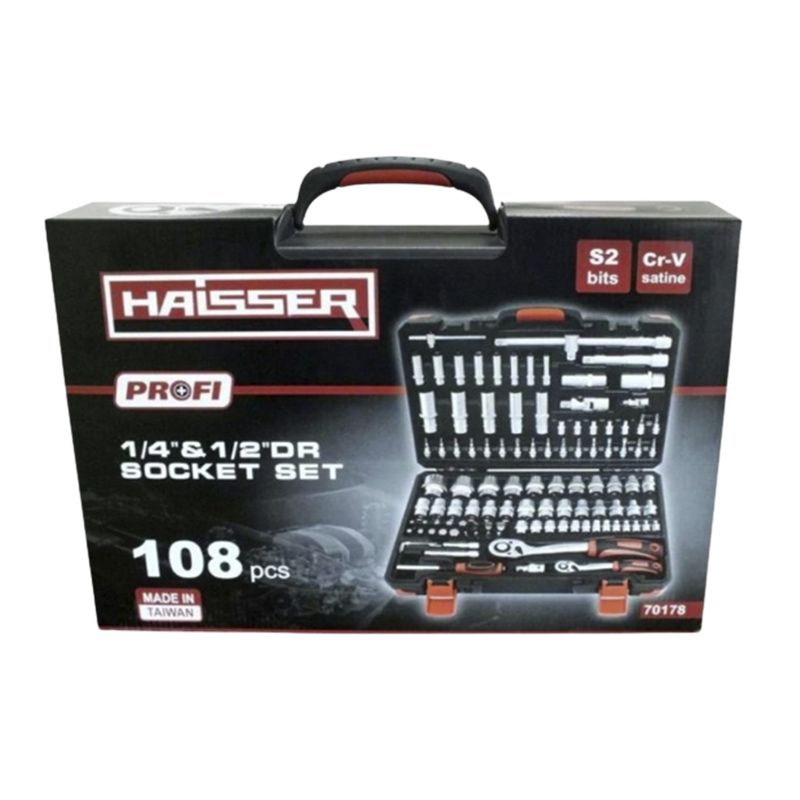Набір інструментів HAISSER, професiйний 1/4*1/2 108 од. (91907) thumbnail popup