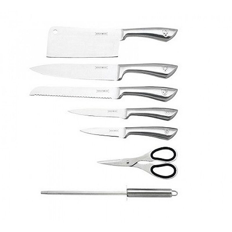 Набір кухонних ножів 8шт, сталеве лезо, ножиці для риби Royalty Linе, Germany(ORIGINAL) thumbnail popup
