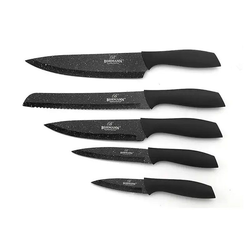 Набір ножів Bohmann BH 5254 acrylic black thumbnail popup