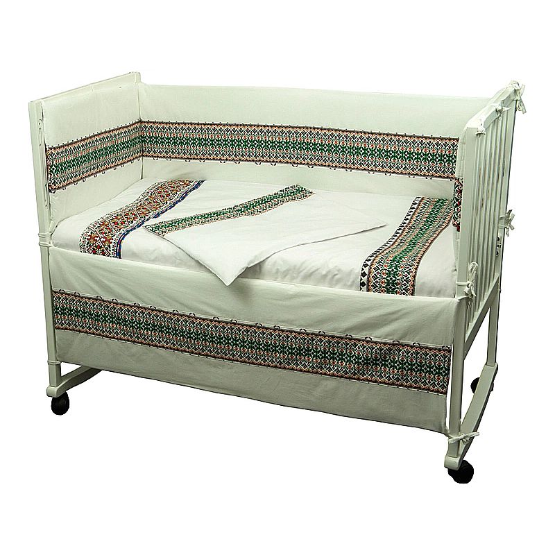 Набір у дитяче ліжко Руно, розмір 60х120см, зелений 