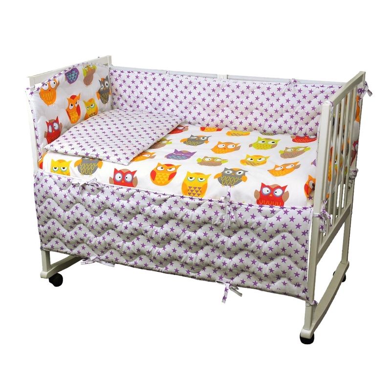 Набір у дитяче ліжко Руно, розмір 60х120см, Сови (977.137Сови) thumbnail popup