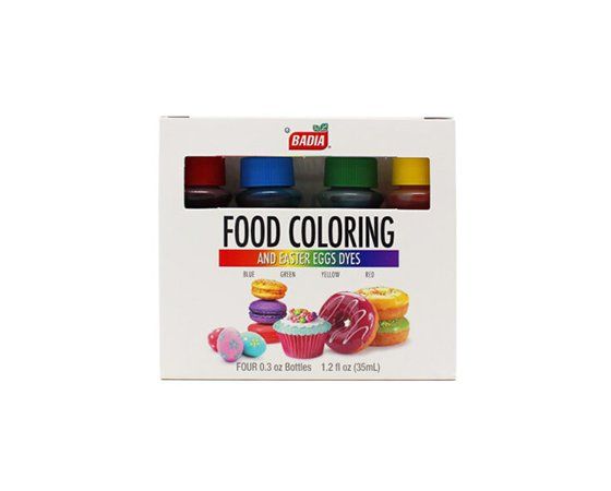 Набір Badia барвників кольорових харчових, 4 кольори, 35 мл. (004224) thumbnail popup