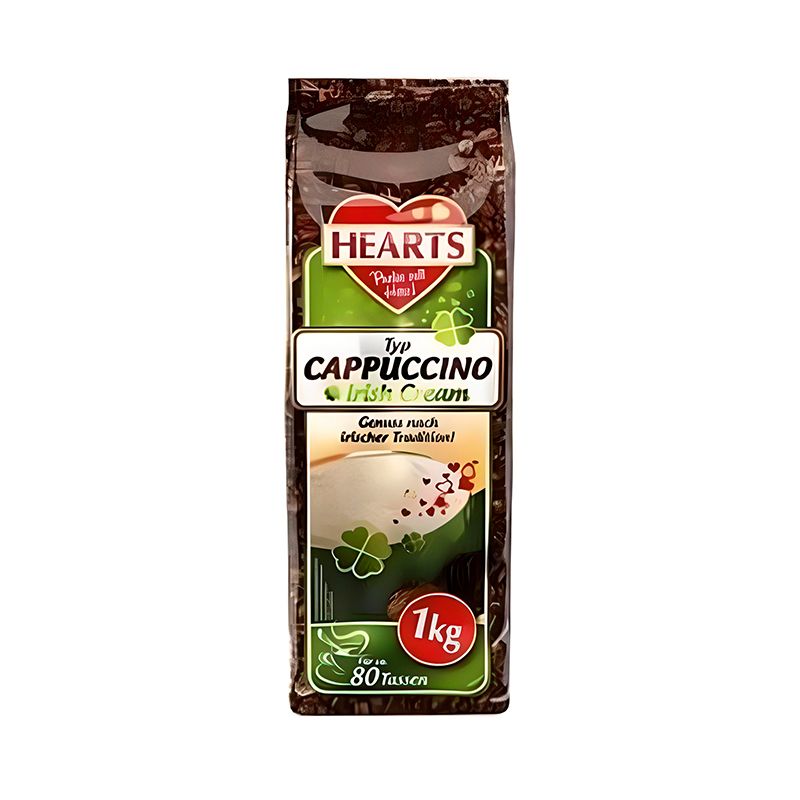 Напій кавовий розчинний капучіно Hearts Irish Cream (Айріш крем), 1кг.
 thumbnail popup